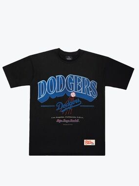 Peace Collective Los Angeles Dodgers Vintage Graphic Heavyweight T-Shirt. Medium
